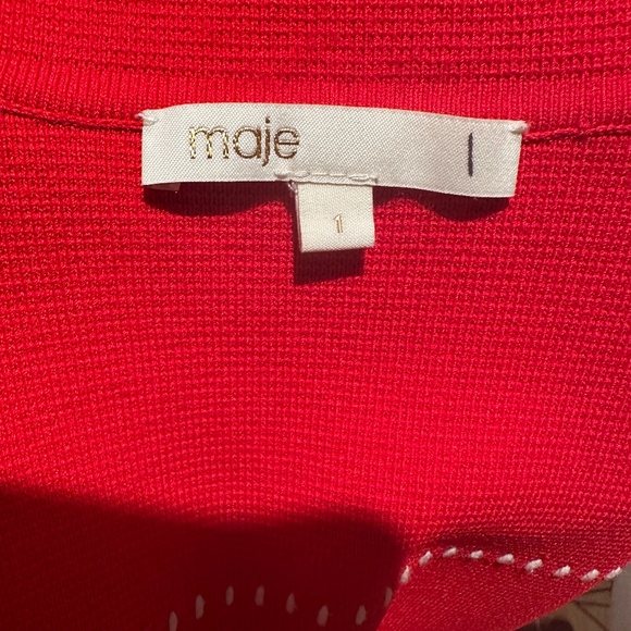 Maje Cropped sweater with whipstitch details - Picture 4 of 4